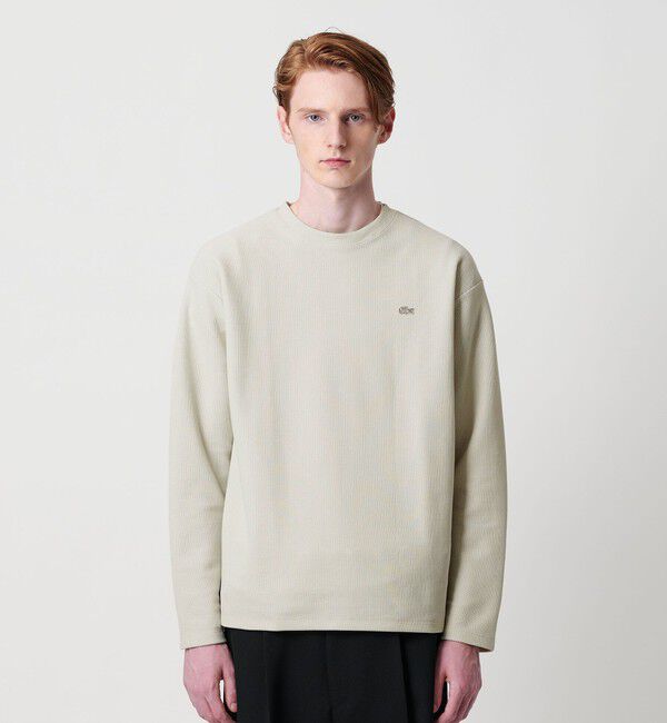 BEAUTY&YOUTH UNITED ARROWS「＜LACOSTE for BEAUTY&YOUTH＞ワントーン ロングスリーブ Tシャツ」|Tシャツ・カットソー|