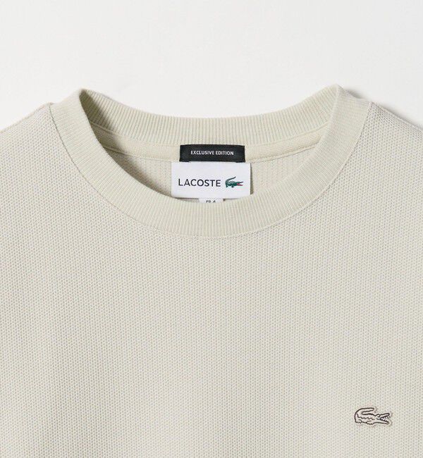 BEAUTY&YOUTH UNITED ARROWS「＜LACOSTE for BEAUTY&YOUTH＞ワントーン ロングスリーブ Tシャツ」|Tシャツ・カットソー|