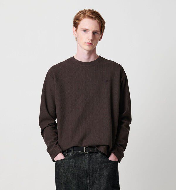 BEAUTY&YOUTH UNITED ARROWS「＜LACOSTE for BEAUTY&YOUTH＞ワントーン ロングスリーブ Tシャツ」|Tシャツ・カットソー|