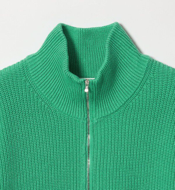 MONKEY TIME「バルキー アゼ ハーフジップ ニット」|ニット・セーター|