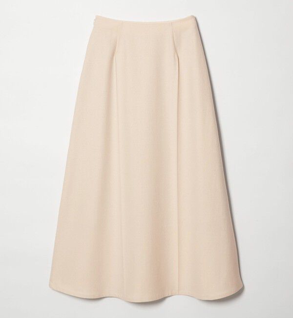 BEAUTY&YOUTH UNITED ARROWS「毛ポリエステル フランネル プレスフレアスカート」|フレア|