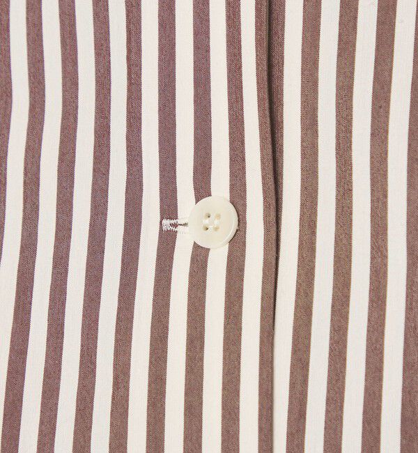 STEVEN ALAN「＜Steven Alan＞コットン キュプラ ストライプ フード シャツ」|シャツ・ブラウス|