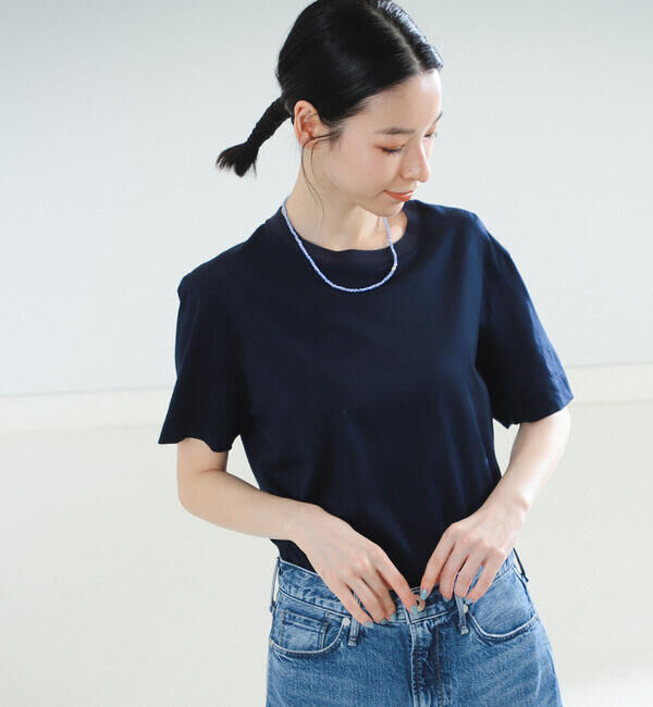Demi-Luxe BEAMS 「SLOANE / コットン天竺  Tシャツ」|Tシャツ・カットソー|