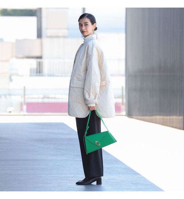 Ray BEAMS 「キルティング ノーカラー ブルゾン」|ブルゾン・スタジャン|