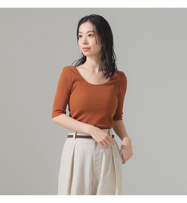 Demi-Luxe BEAMS 「丸胴 テレコ Tシャツ」|Tシャツ・カットソー|TERRA COTTA