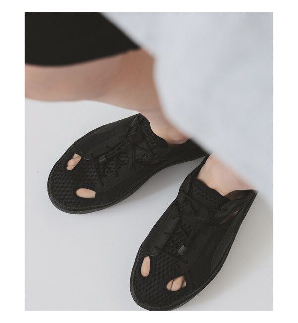 Ray BEAMS 「PUMA / プラットフォーム トレース ライト ミュール スニーカー」|その他|PumaBlack