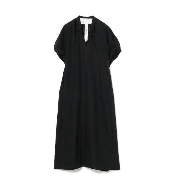 Demi-Luxe BEAMS 「TICCA / リネン バルーンスリーブ ワンピース」|ワンピース|