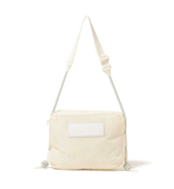 Ray BEAMS 「【WEB限定】HUNTER /トラベル リップストップ リサイクル ナイロン サコッシュ」|ショルダー・メッセンジャー|OFF_WHT