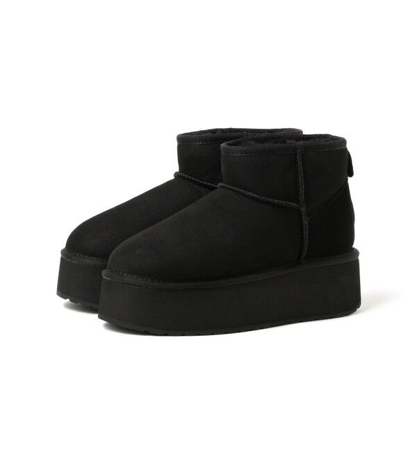 Ray BEAMS 「【WEB限定】EMU / Stinger Micro Flatform」|ショートブーツ|