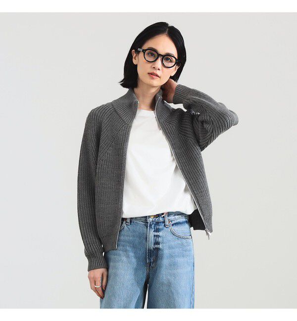 Demi-Luxe BEAMS 「BATONER / ドライバーズ ニット」|ニット・セーター|MERANGE_GREY