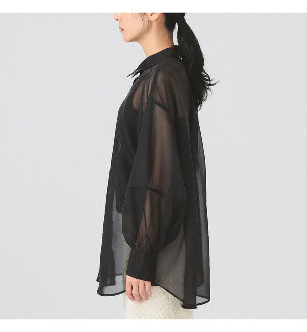 Ray BEAMS 「シアー ボリュームスリーブ シャツ」|シャツ・ブラウス|