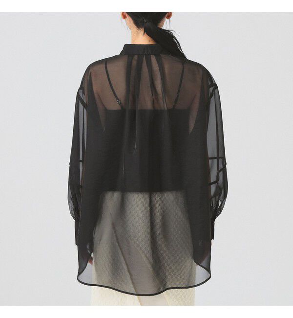Ray BEAMS 「シアー ボリュームスリーブ シャツ」|シャツ・ブラウス|