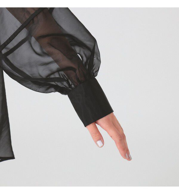 Ray BEAMS 「シアー ボリュームスリーブ シャツ」|シャツ・ブラウス|