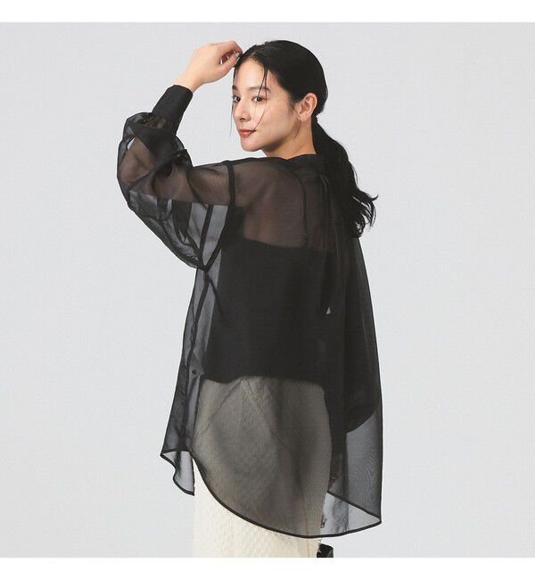 Ray BEAMS 「シアー ボリュームスリーブ シャツ」|シャツ・ブラウス|