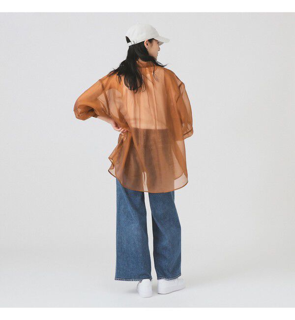 Ray BEAMS 「シアー ボリュームスリーブ シャツ」|シャツ・ブラウス|