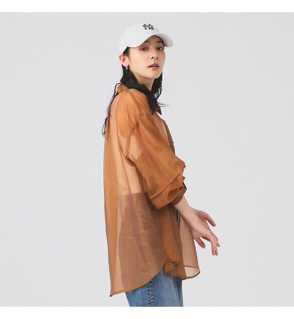 Ray BEAMS 「シアー ボリュームスリーブ シャツ」|シャツ・ブラウス|