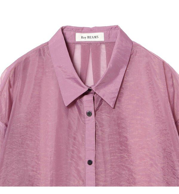 Ray BEAMS 「シアー ボリュームスリーブ シャツ」|シャツ・ブラウス|