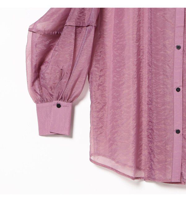 Ray BEAMS 「シアー ボリュームスリーブ シャツ」|シャツ・ブラウス|