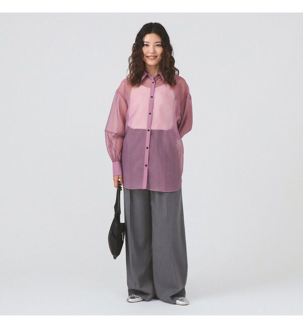 Ray BEAMS 「シアー ボリュームスリーブ シャツ」|シャツ・ブラウス|