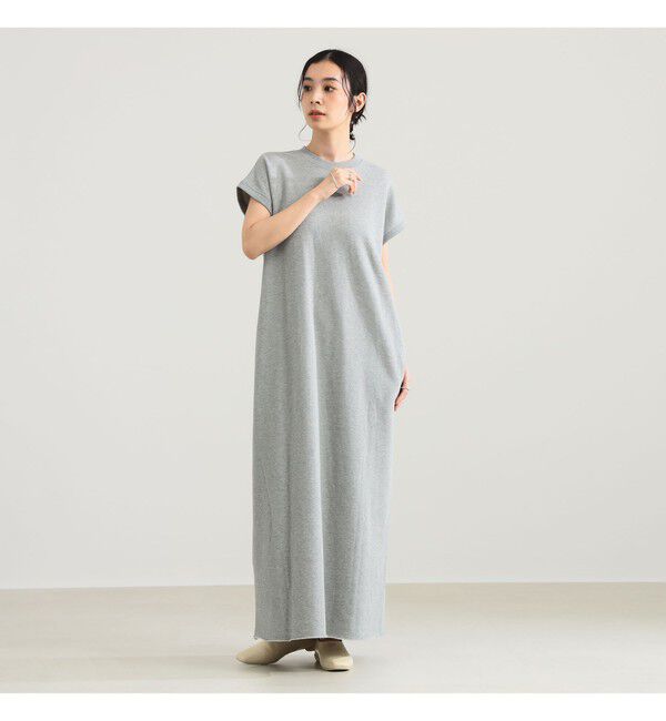 Demi-Luxe BEAMS 「【別注】SLOANE / 裏毛 クルーネック ワンピース」|ワンピース|GREY