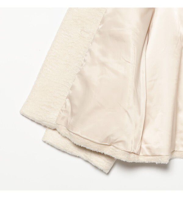 Ray BEAMS 「シャギー トグルボタン ハーフ コート」|ダッフルコート|