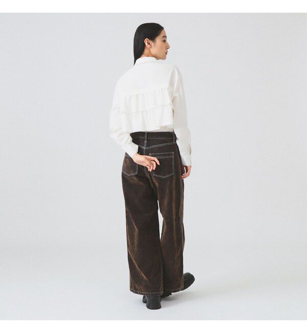 Ray BEAMS 「ティアードクロップド シャツ」|シャツ・ブラウス|