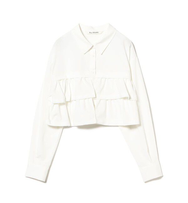 Ray BEAMS 「ティアードクロップド シャツ」|シャツ・ブラウス|