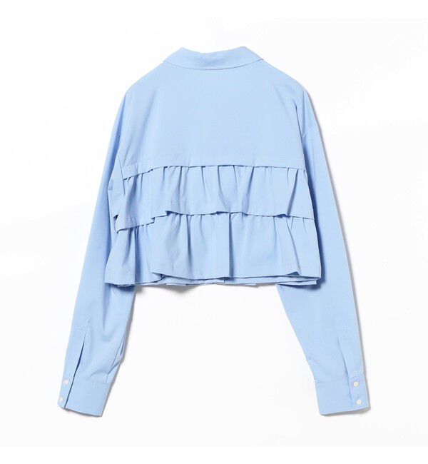 Ray BEAMS 「ティアードクロップド シャツ」|シャツ・ブラウス|