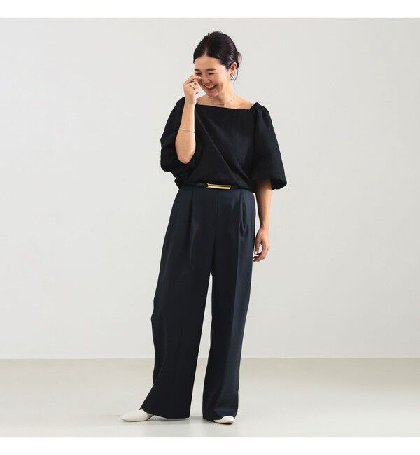 Demi-Luxe BEAMS 「エディター東原妙子 &times; Demi-Luxe BEAMS / 2WAY ジャカード ブラウス」|シャツ・ブラウス|