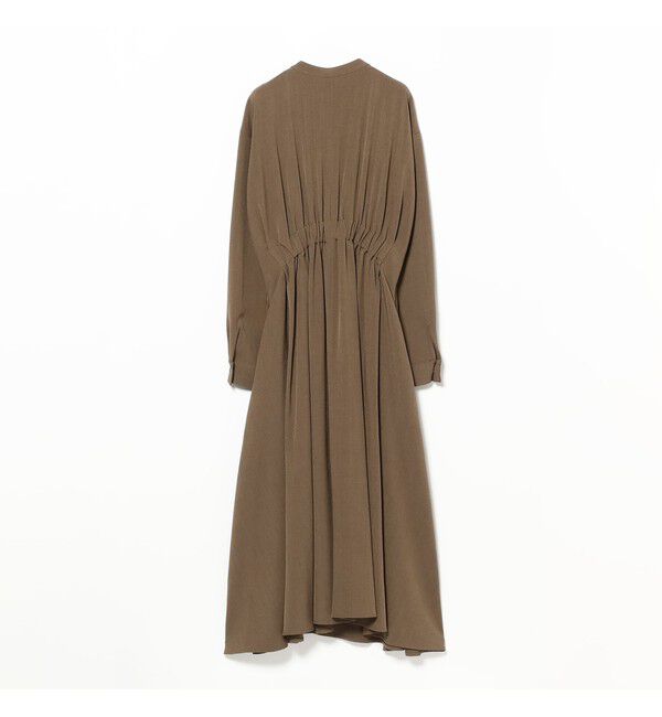 Ray BEAMS 「タックウエスト バンドカラー ワンピース」|ワンピース|