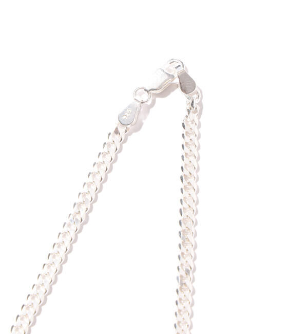 BEAMS「BEAMS / カーブ チェーン ネックレス SILVER925」|ネックレス|