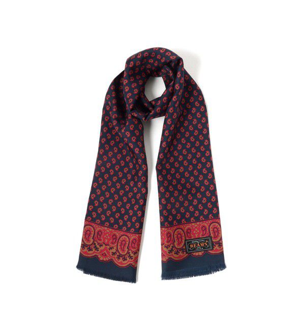 BEAMS PLUS「BEAMS PLUS / Silk Stole Geometric Print」|その他|