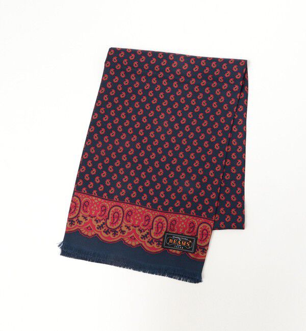 BEAMS PLUS「BEAMS PLUS / Silk Stole Geometric Print」|その他|