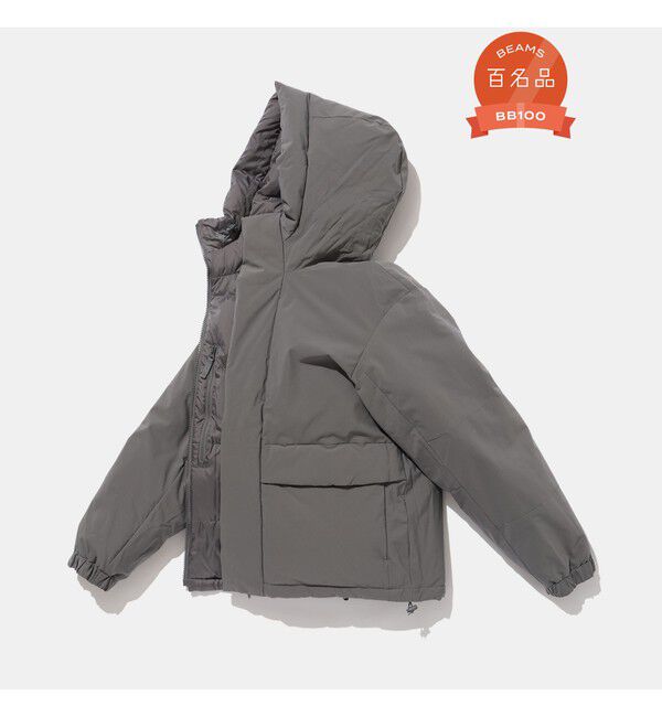 BEAMS「Dermizax (TM) リバーシブル ダウンジャケット」|ブルゾン・スタジャン|GREY