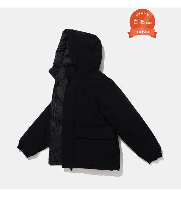 BEAMS「Dermizax (TM) リバーシブル ダウンジャケット」|ブルゾン・スタジャン|BLACK