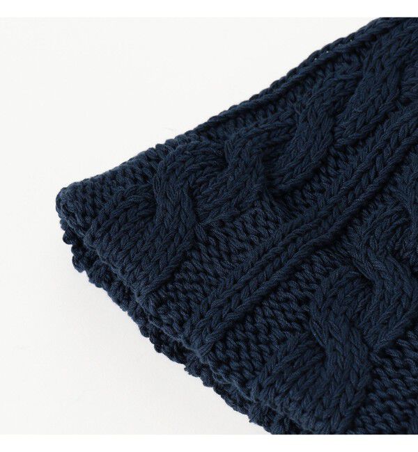 BEAMS「【別注】HICOSAKA / COTTON ACRYLIC CABLE HAT」|キャップ・キャスケット|