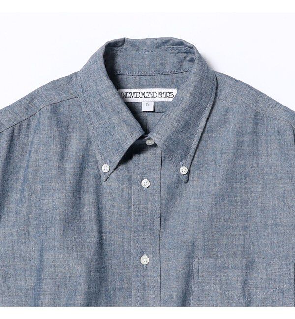 BEAMS「INDIVIDUALIZED SHIRTS / 別注 CHMBRY Button Down Shirt」|シャツ・ブラウス|
