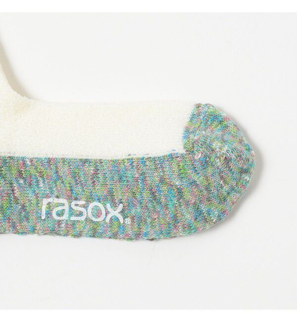 BEAMS「【別注】 rasox / スプラッシュ ミッド ソックス」|ソックス|