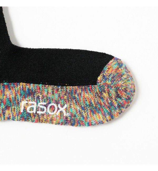 BEAMS「【別注】 rasox / スプラッシュ ミッド ソックス」|ソックス|