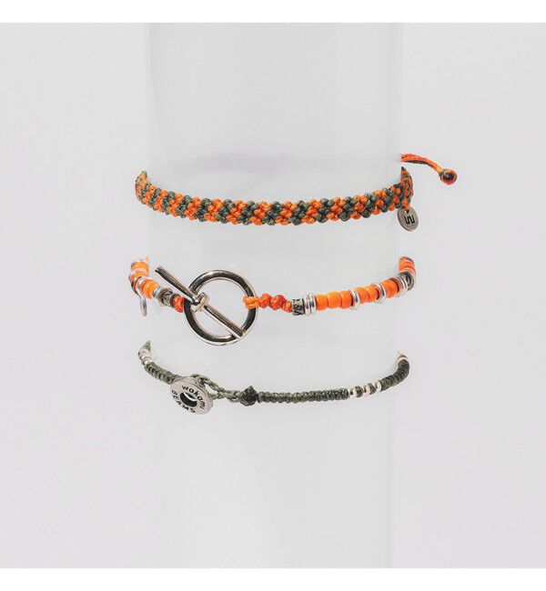BEAMS「【別注】wakami / ビーズブレスレット 3本セット 2025」|その他|ORANGE