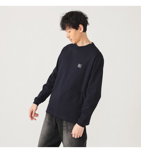 BEAMS「BMSロゴ ロングスリーブ Tシャツ」|Tシャツ・カットソー|