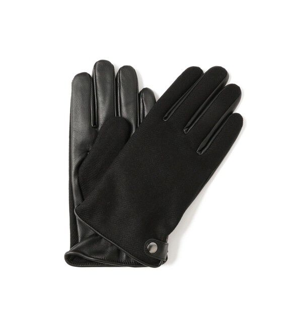 BEAMS「B.MoonSldLthrGlv」|手袋|BLACK