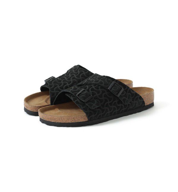BEAMS「【別注】BIRKENSTOCK / Zurich BONE PATTERN BLACK」|サンダル|BLACK