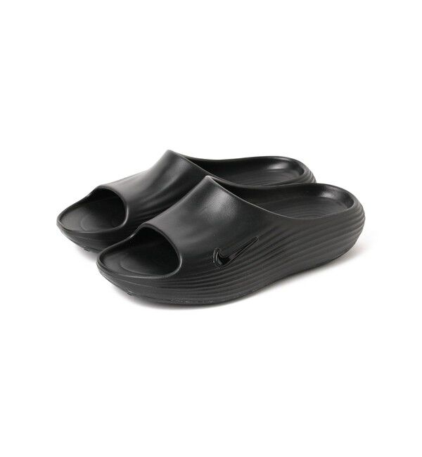 BEAMS「NIKE / ReactX リジュビネイト」|サンダル|BLACK/BLACK-BLACK