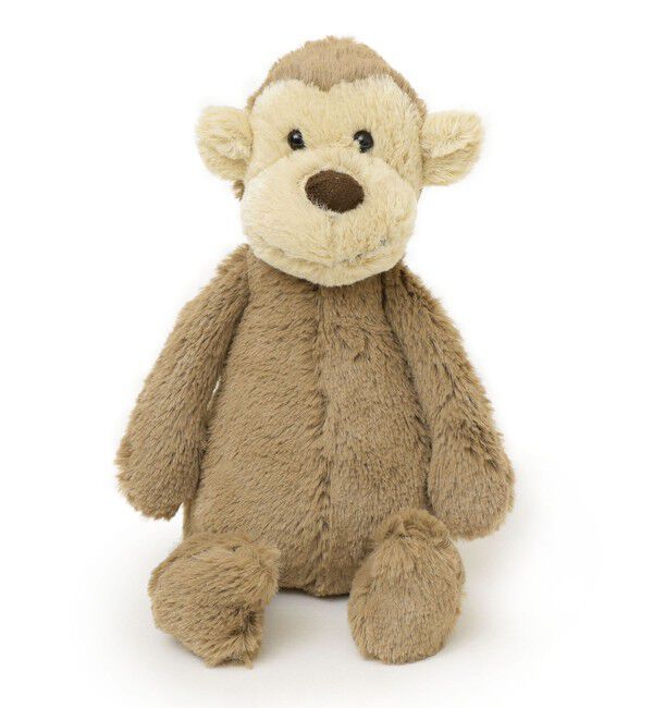 SHIPS KIDS「Jellycat:Bashful Animals(Black & Cream Puppy/Monkey)」|フィギュア・ホビー|ブラウン