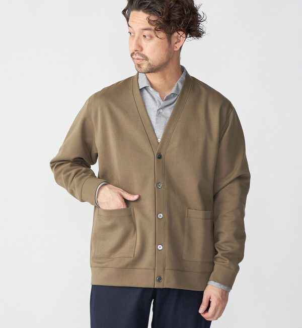 SHIPS「SHIPS: ハイゲージ ダンボールニットカーディガン」|カーディガン|