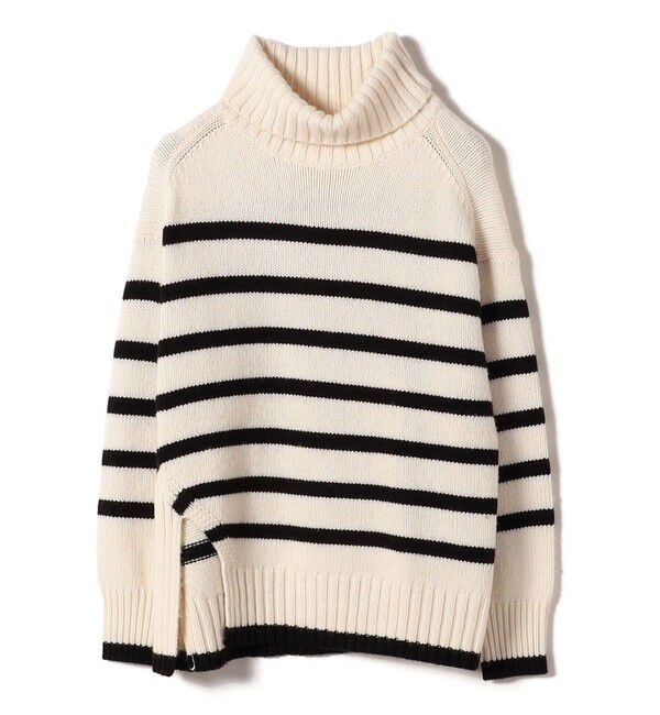 SHIPS for women「〈手洗い可能〉サイド スリット タートル プルオーバー」|ニット・セーター|