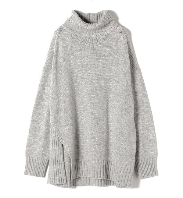 SHIPS for women「〈手洗い可能〉サイド スリット タートル プルオーバー」|ニット・セーター|