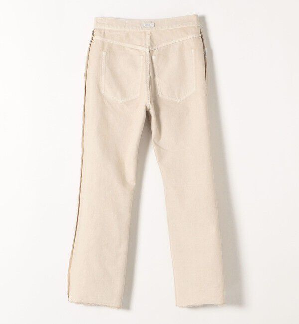 SHIPS any「SHIPS any:〈ウォッシャブル〉オーガニック ツイル フレア パンツ」|デニム|