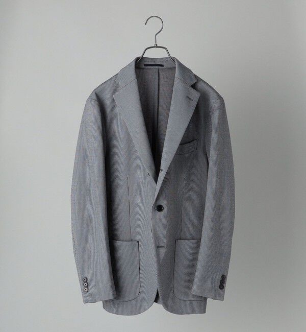 SHIPS「SHIPS:<吸水 速乾>ALBINI ジャージー メランジ  ジャケット」|テーラードジャケット|
